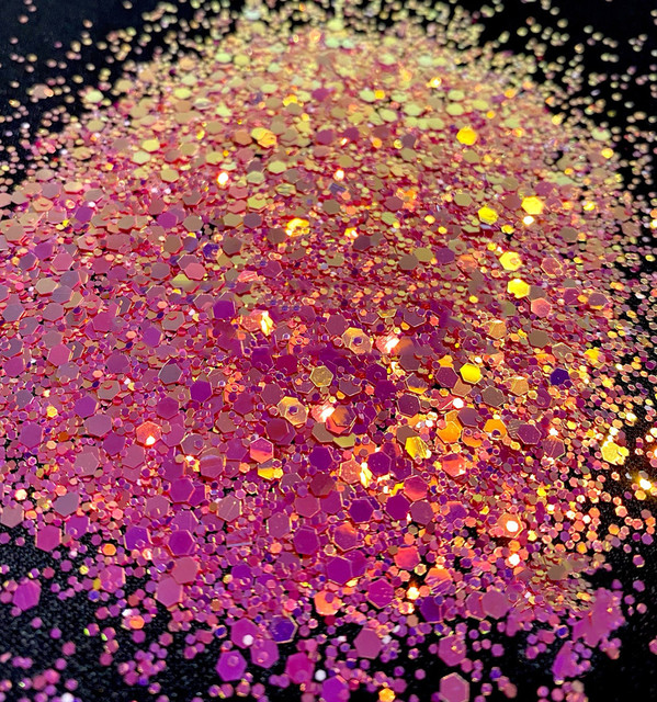 Color Shift Polyester Glitter, Color Shift Nail Glitter